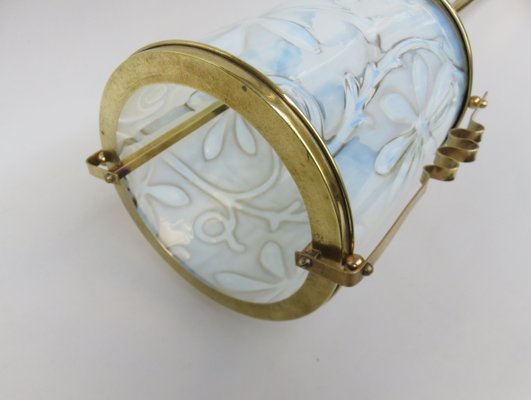 Art Nouveau Brass Ceiling Light-EY-1175416