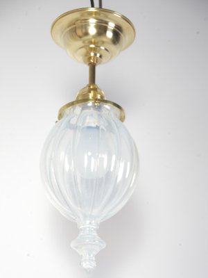 Art Nouveau Brass Ceiling Light, Austria, 1910s-IND-1760176