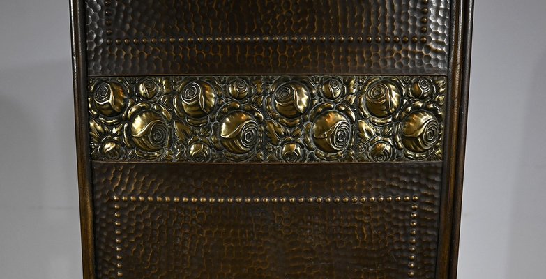 Art Nouveau Brass Screen, 1900-RVK-1793624