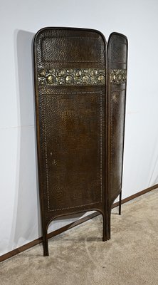 Art Nouveau Brass Screen, 1900-RVK-1793624