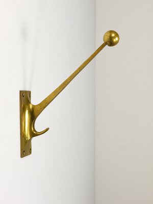 Art Nouveau Brass Wall Hook by Adolf Loos for Knize & Comp. Vienna, Austria, 1909-MWV-1820533