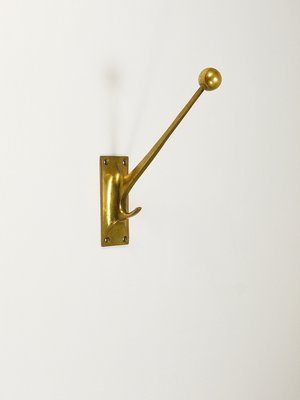 Art Nouveau Brass Wall Hook by Adolf Loos for Knize & Comp. Vienna, Austria, 1909-MWV-1820533