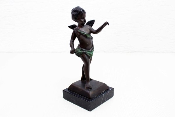 Art Nouveau Bronze Statuette by Eduardo Rossi, 1950-BQF-1726474