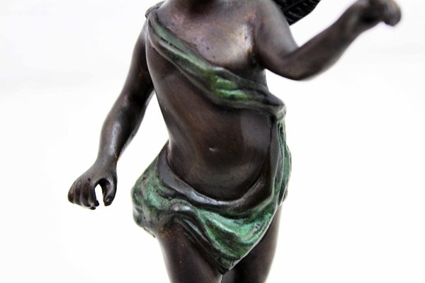 Art Nouveau Bronze Statuette by Eduardo Rossi, 1950-BQF-1726474