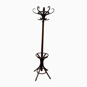 Art Nouveau Brown Beech Coat Rack-NUO-1285498