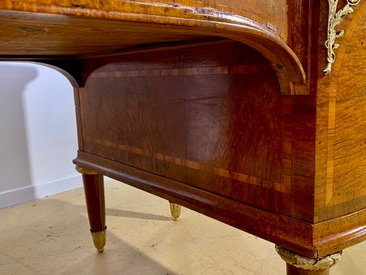 Art Nouveau Bureau in Wood Marquetry, 1920s-EQU-1417221