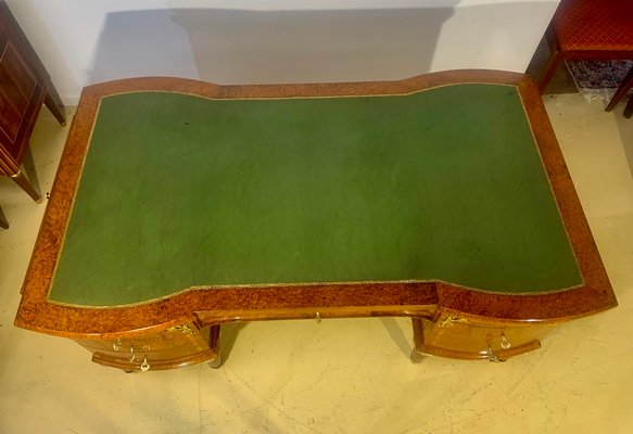 Art Nouveau Bureau in Wood Marquetry, 1920s-EQU-1417221