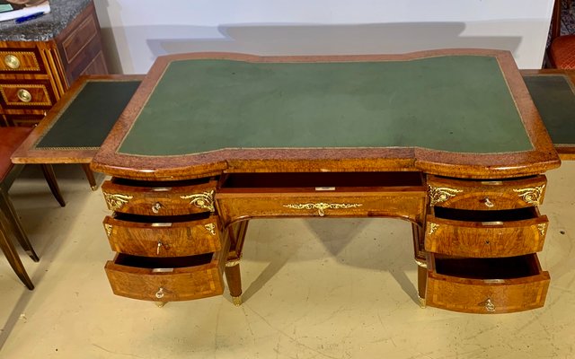 Art Nouveau Bureau in Wood Marquetry, 1920s-EQU-1417221