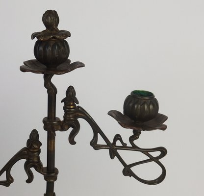 Art Nouveau Candlesticks, 1890s, Set of 2-LW-2024680