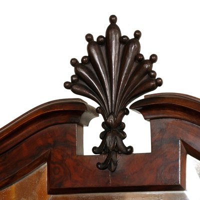 Art Nouveau Carved Burl Walnut Dresser with Mirror from Testolini e Salviati-NJV-715139