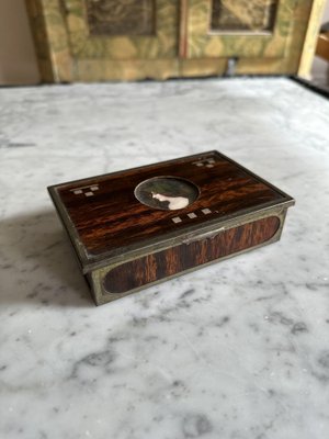 Art Nouveau Casket with a Portrait of a Lady-JO-1728671