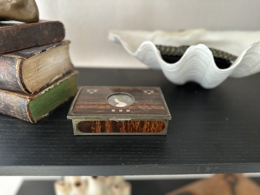 Art Nouveau Casket with a Portrait of a Lady-JO-1728671