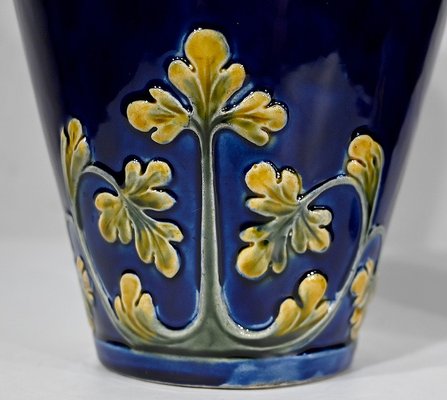 Art Nouveau Ceramic Vases, 1900s, Set of 2-RVK-1353301