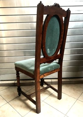 Art Nouveau Chair in Oak, Early 20th Century-WQQ-2022913