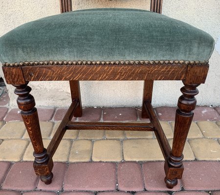 Art Nouveau Chair in Oak, Early 20th Century-WQQ-2022913