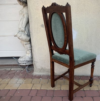 Art Nouveau Chair in Oak, Early 20th Century-WQQ-2022913