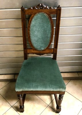 Art Nouveau Chair in Oak, Early 20th Century-WQQ-2022913