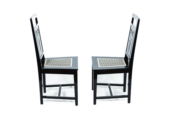 Art Nouveau Chairs by Friedrich Otto Schmidt, Set of 2-TSE-1293508