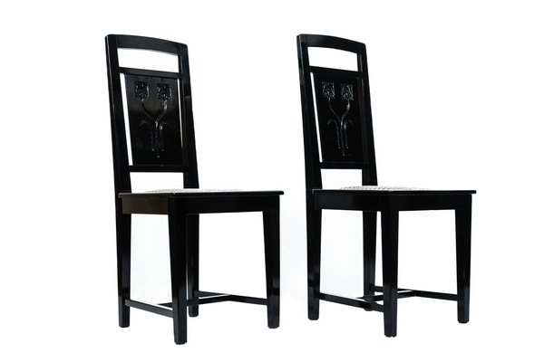 Art Nouveau Chairs by Friedrich Otto Schmidt, Set of 2-TSE-1293508