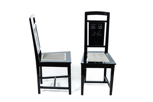 Art Nouveau Chairs by Friedrich Otto Schmidt, Set of 2-TSE-1293508