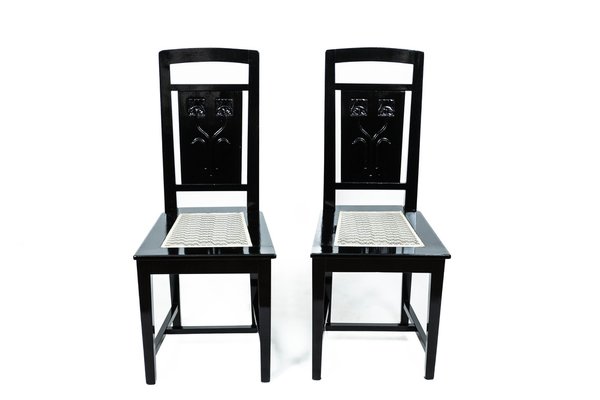 Art Nouveau Chairs by Friedrich Otto Schmidt, Set of 2-TSE-1293508