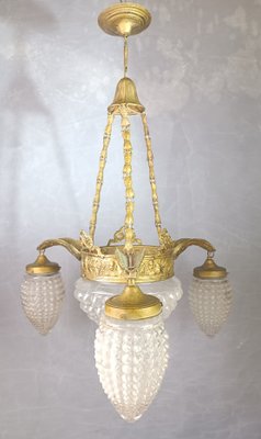 Art Nouveau Chandelier, 1890s-ZVO-1421689