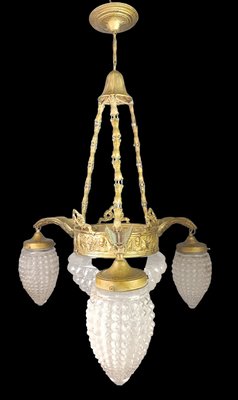 Art Nouveau Chandelier, 1890s-ZVO-1421689