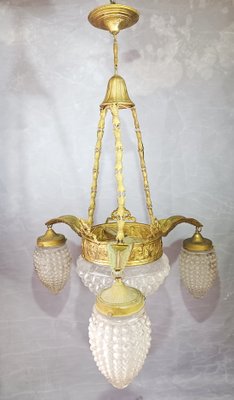 Art Nouveau Chandelier, 1890s-ZVO-1421689