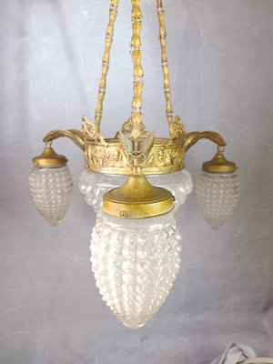 Art Nouveau Chandelier, 1890s-ZVO-1421689