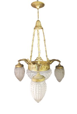 Art Nouveau Chandelier, 1890s-ZVO-1421689