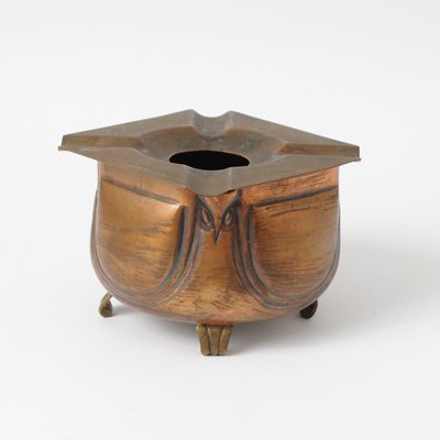 Art Nouveau Copper Ashtray by Albin Muller for Eduard Hueck-IXK-1009571