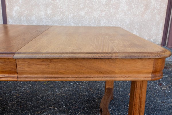 Art Nouveau Dining Table with Extentions, France, 1890s-RIU-1734477