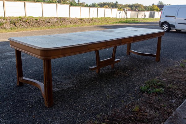 Art Nouveau Dining Table with Extentions, France, 1890s-RIU-1734477