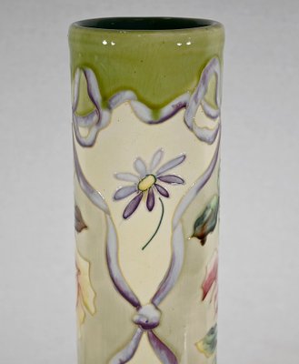 Art Nouveau Earthenware Vase from Longchamp, 1890s / 1900s-RVK-1378174