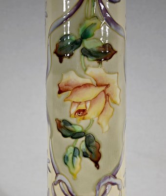 Art Nouveau Earthenware Vase from Longchamp, 1890s / 1900s-RVK-1378174