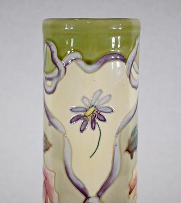 Art Nouveau Earthenware Vase from Longchamp, 1890s / 1900s-RVK-1378174