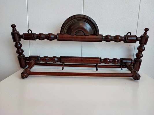 Art Nouveau Eclectic Wooden Hanger, 1890s-CAQ-2034054