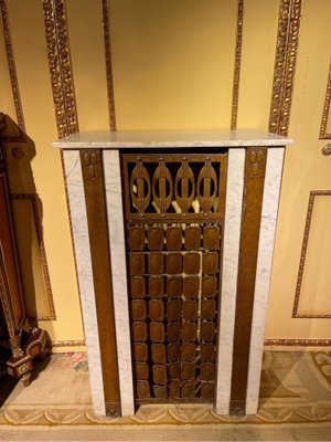 Art Nouveau Fireplace Cladding, 1910s-FLW-1401980