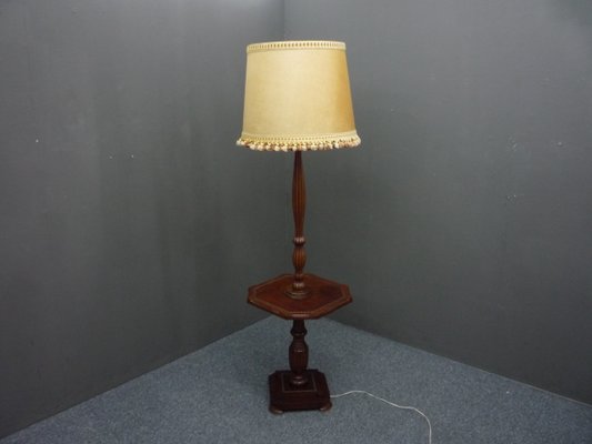 Art Nouveau Floor Lamp with Table, 1920s-UG-1716405