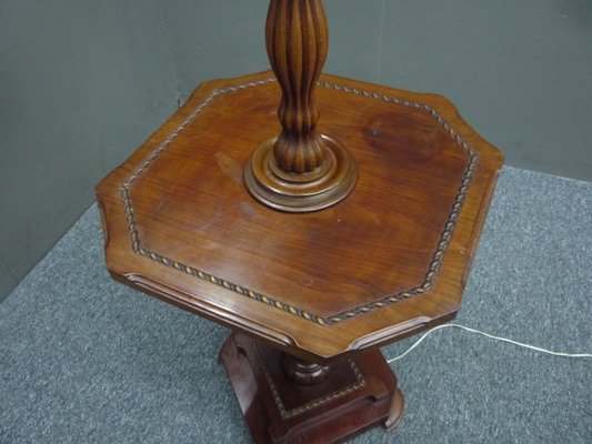 Art Nouveau Floor Lamp with Table, 1920s-UG-1716405