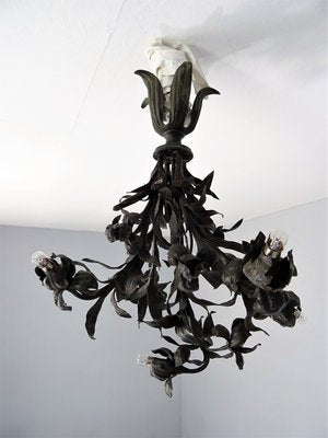 Art Nouveau Floral Ceiling Lamp-FPY-1145801