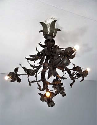 Art Nouveau Floral Ceiling Lamp-FPY-1145801