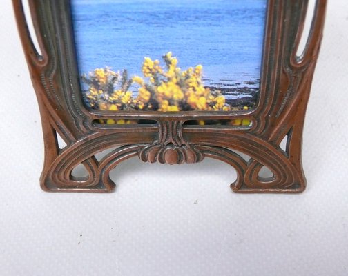 Art Nouveau Floral Picture Frame with Womens Bust and Flowers, France, 1890s-EY-1799513