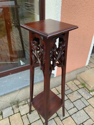 Art Nouveau Flower Stand in Mahogany, 1915-NYZ-2016191