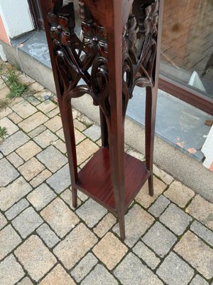 Art Nouveau Flower Stand in Mahogany, 1915-NYZ-2016191