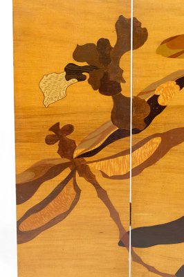 Art Nouveau Folding Screen with Dragonflies by Setbon, 1890s-XNH-1807997