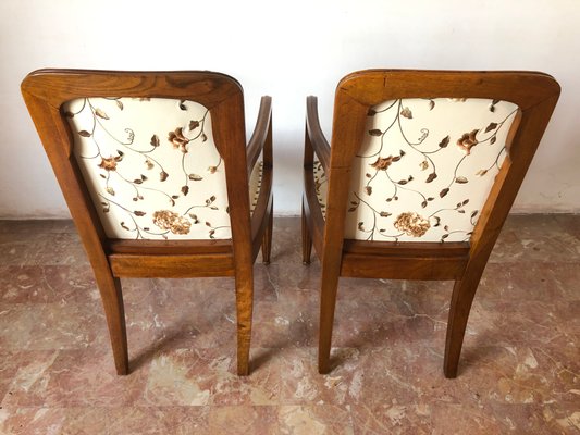 Art Nouveau French Armchairs, 1910s, Set of 2-MTX-675632