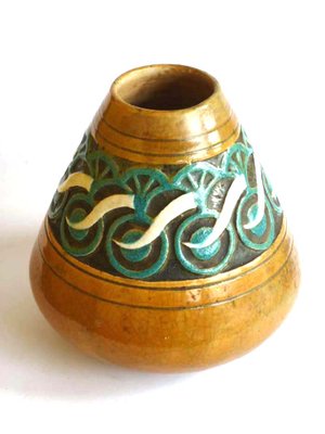 Art Nouveau French Ceramic Vase by Edmond Lachenal, 1920s-GKB-708658