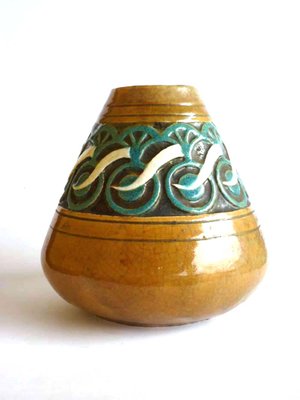 Art Nouveau French Ceramic Vase by Edmond Lachenal, 1920s-GKB-708658