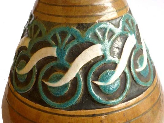 Art Nouveau French Ceramic Vase by Edmond Lachenal, 1920s-GKB-708658